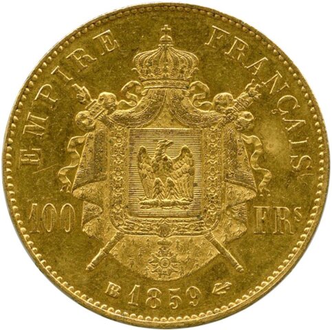 ナポレオン3世 100フラン金貨 1859年