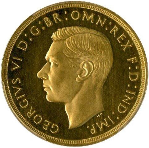 ジョージ6世  5ポンド金貨 1937年