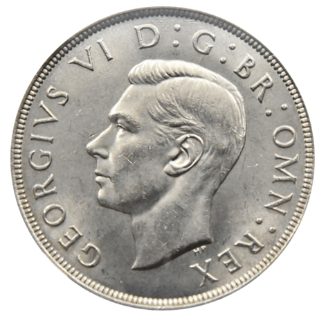 ジョージ6世 クラウン銀貨 1937年