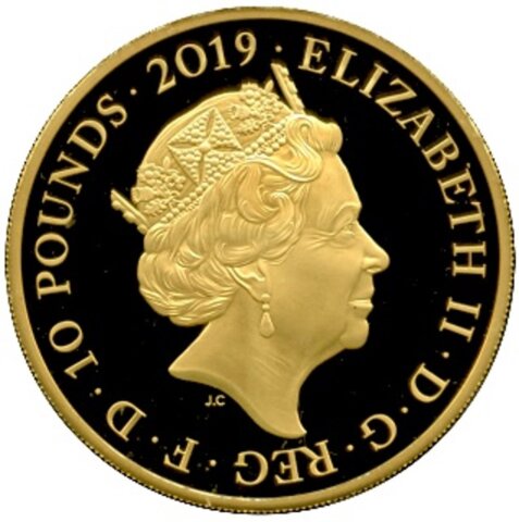 エリザベス2世 10ポンド金貨 ヴィクトリア女王とアルバート公 2019年