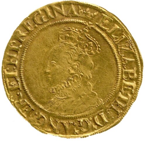 エリザベス1世 ハーフポンド金貨