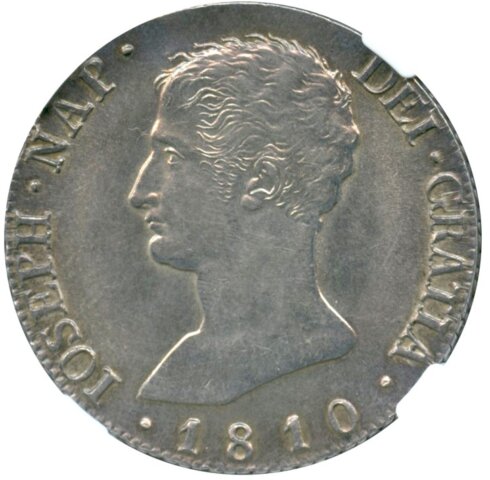 ジョセフ・ナポレオン 20レアル銀貨 1810年