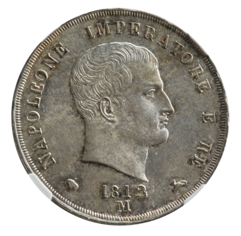 ナポレオン1世 5リラ銀貨 1812年