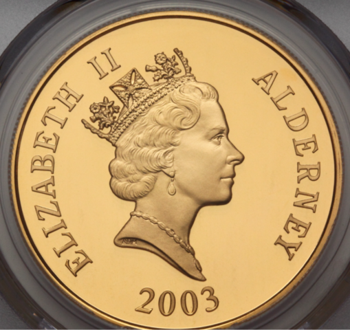 ウィリアム王子21歳誕生日記念 5ポンド金貨 2003年
