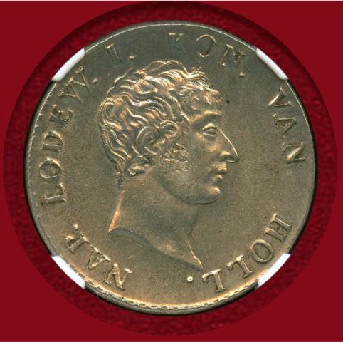ルイ・ボナパルト 50スタイバー銀貨 1808年