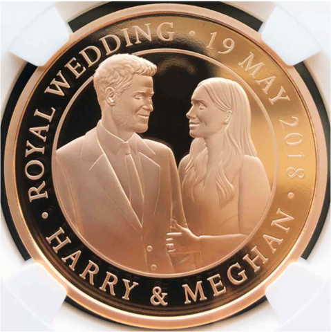 ヘンリー王子御成婚記念  5ポンド金貨 2018年