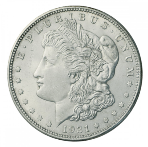 モルガンダラー（リバティコイン） 1ドル銀貨 1921年