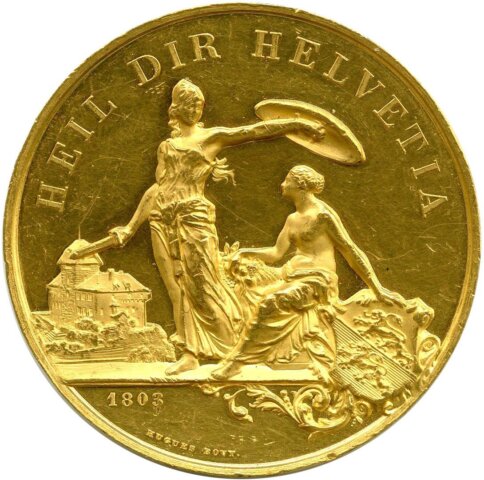 トゥールガウ 射撃祭 金メダル 1890年