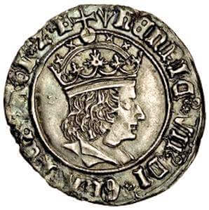 ヘンリー7世 グロート銀貨 1485～1509年
