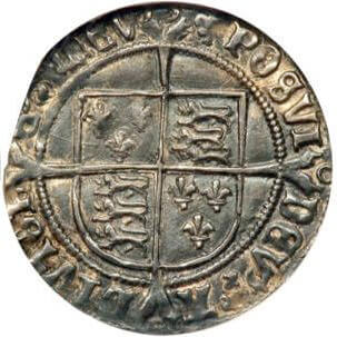 ヘンリー8世 グロート銀貨 1544～1547年
