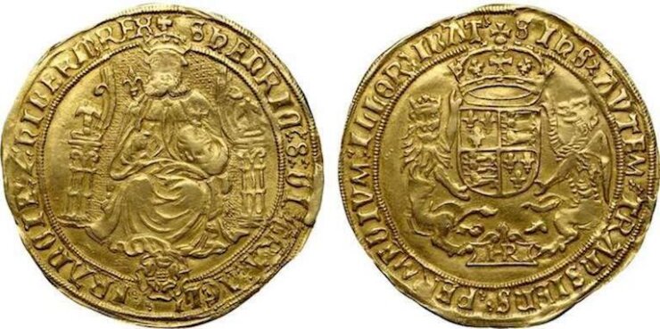 ヘンリー8世 ソブリン金貨 1544～1547年