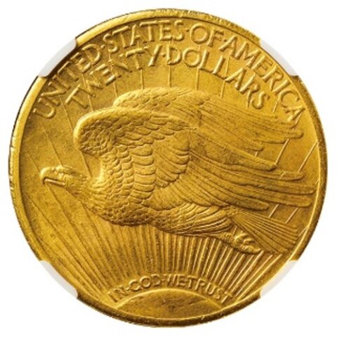 セントゴーデンス （ダブルイーグル） 20ドル金貨 1922年