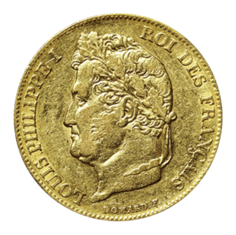ルイ・フィリップ1世 20フラン金貨 1840年