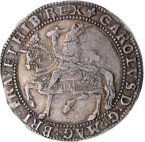 チャールズ1世 クラウン銀貨 1625年
