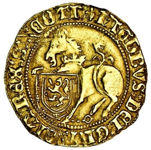 ジェームズ4世 1ユニコーン金貨 1488～1513年