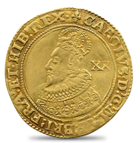 チャールズ1世 ユナイト金貨 1625年