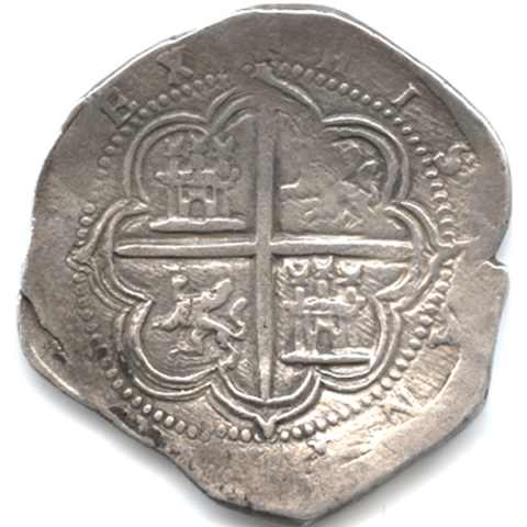 フェリペ2世 8レアル銀貨 1590年