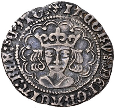 ジェームズ4世 1グロート銀貨 1489～1496年
