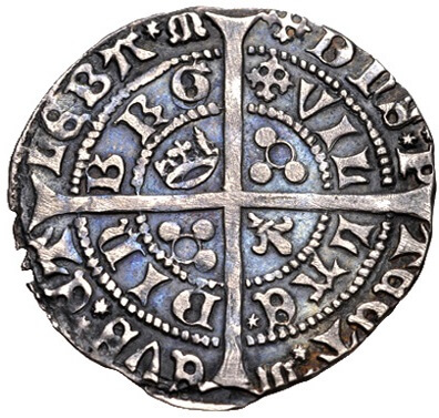 ジェームズ4世 1グロート銀貨 1489～1496年