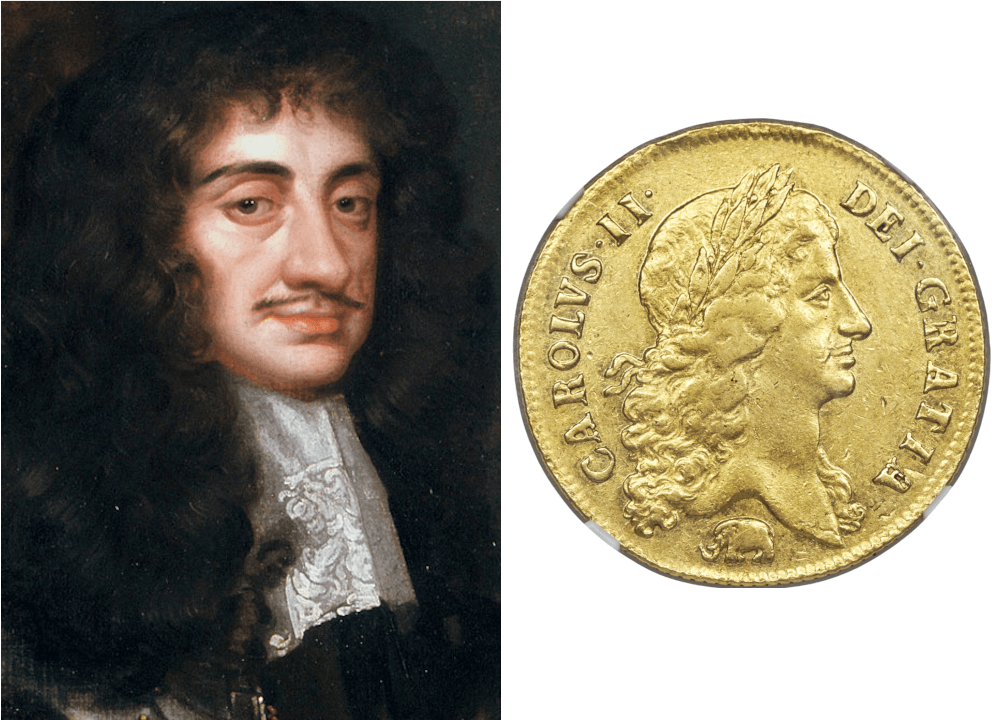 イギリス 1662年チャールズ2世 クラウン銀貨 希少コイン - 旧貨幣/金貨 ...