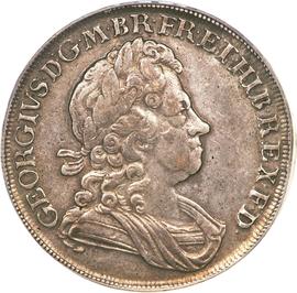 ジョージ1世 クラウン銀貨 1716～1726年