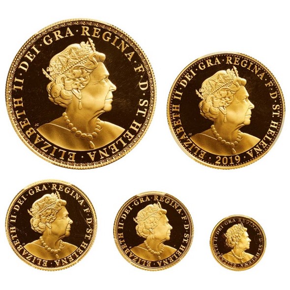 セントヘレナ エリザベス2世 ヴィクトリア女王生誕200周年記念 限定200セット 2019年