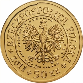 オジロワシ 50ズロッチ金貨 2011年