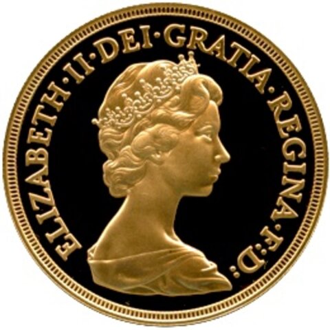 エリザベス2世 5ポンド金貨