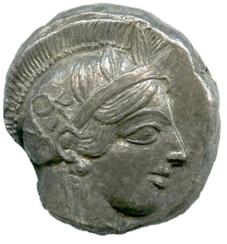 アッティカアテネ テトラドラクマ銀貨 415-407BC