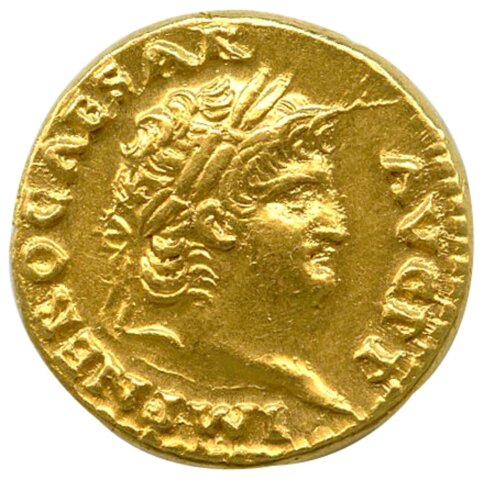 古代ローマ（ローマ帝国） ネロ アウレウス金貨 1930年