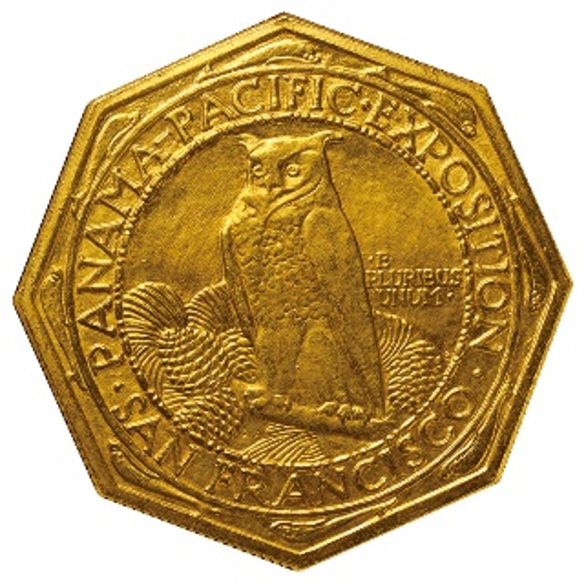 アメリカ 50ドル金貨 1915S パナマパシフィック博覧会 八角形タイプ Fr189 KM139 NGC MS63 (UNC) | コイン