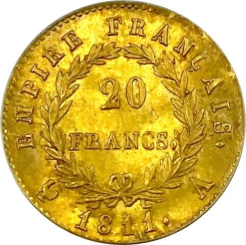 ナポレオン1世 20フラン金貨 1811年