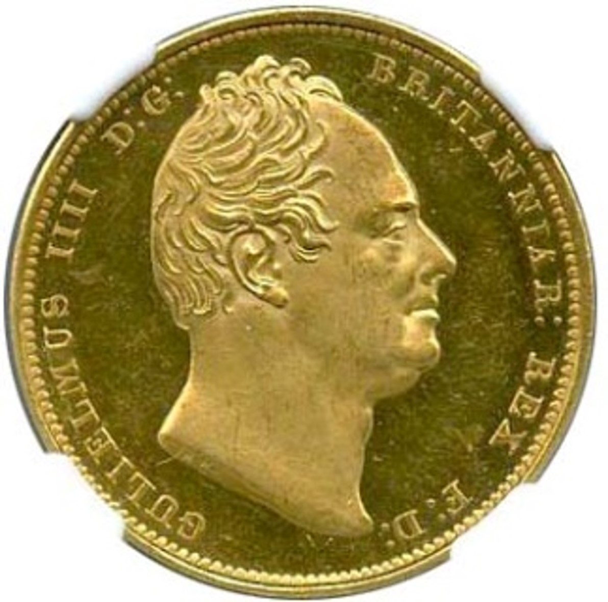 イギリス ウィリアム4世(1830-1837) 2ポンド金貨 1831 Fr382 KM718 