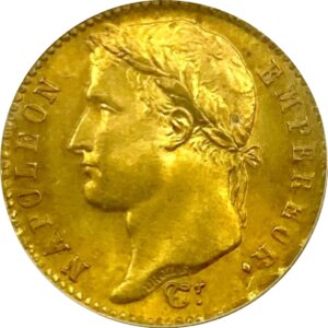 フランス ナポレオン1世 (1804-1814,1815) 20フラン金貨 1811A 