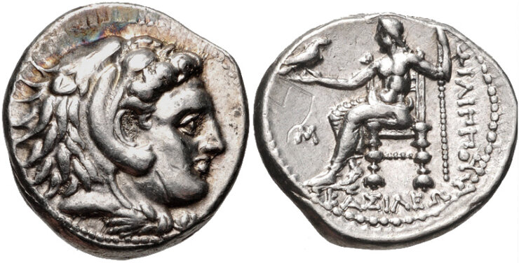 サイズ交換対象外 古代ギリシャ ドラクマ銀貨 テッサリア アポロン