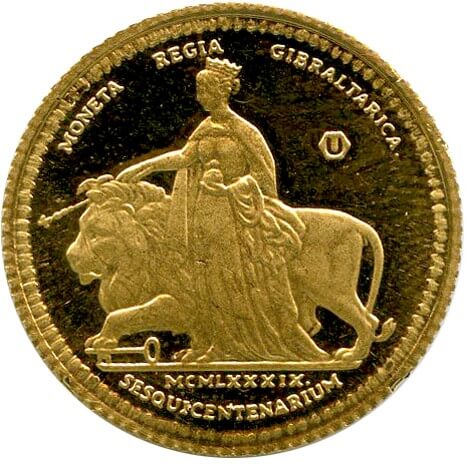 エリザベス2世 ウナとライオン 1ソボレン金貨