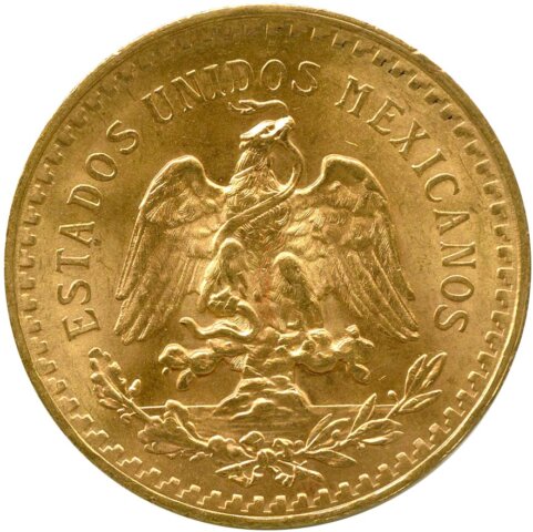 メキシコ 50ペソ金貨 1945年