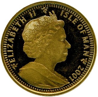 マン島 クラウン金貨 ソマリア 2001年