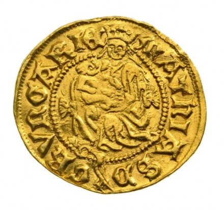 マーチャーシュ1世 1フォリント金貨 1482年～1489年