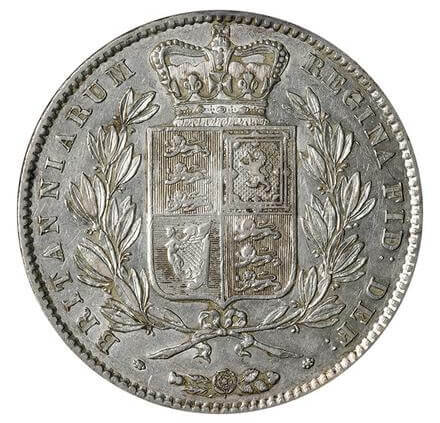 エンタメ/ホビーイギリス銀貨 英国 イギリス ヴィクトリア女王 28.2g