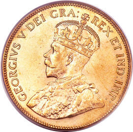 カナダ ジョージ5世 10ドル金貨 1914年