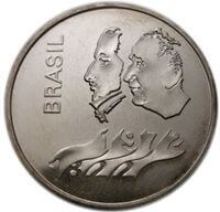 ブラジル 独立150周年 20クルゼイロ銀貨 1972年