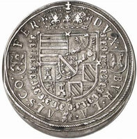 神聖ローマ帝国 フェルディナンド2世 2ターレル銀貨 1594-1595年