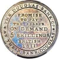 マン島 ジョージ3世 5シリング銀貨 1811年