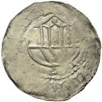 神聖ローマ帝国 ヘンリー3世 1デニール銀貨 1039-1056年