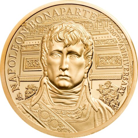 セントヘレナ エリザベス2世とナポレオン・ボナパルト 5ポンド金貨 2021年
