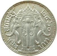 タイ ラーマ6世 1バーツ銀貨 1913-1918年