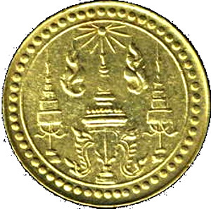 タイ ラーマ5世 4バーツ金貨 1894年