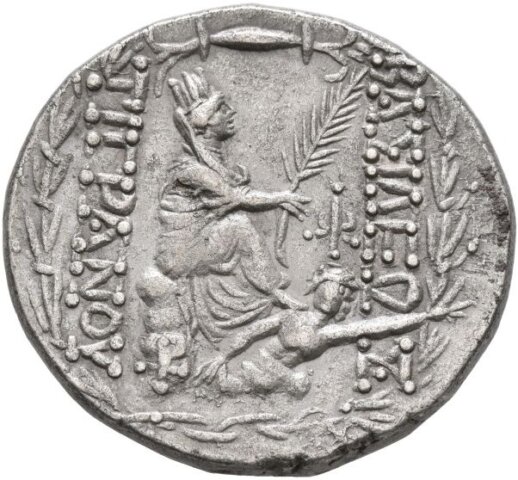アルメニア王国 ティグラン大王 テトラドラクマ銀貨 BC80～BC68