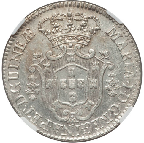 アンゴラ マリア1世 12マクタス銀貨 1789-1796年